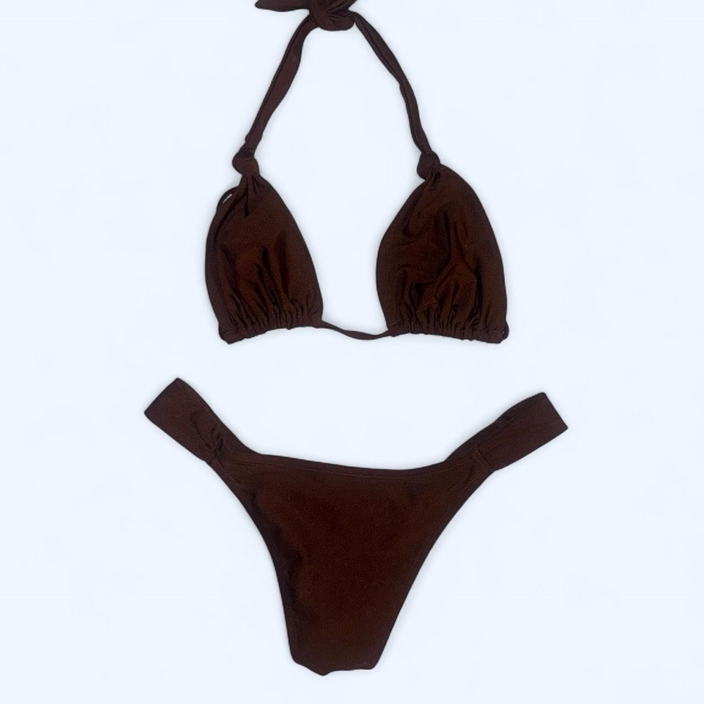 H&M Dark Brown Bikini Set